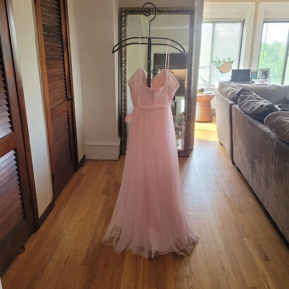 Beautiful Pink Tulle Dress, Size 8 - Picture 3 of 6